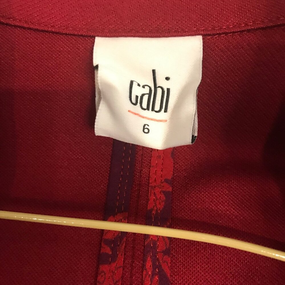 CABI WOMENS RHUBARD BLAZER KNIT JACKET SIZE 6 - Picture 3 of 6